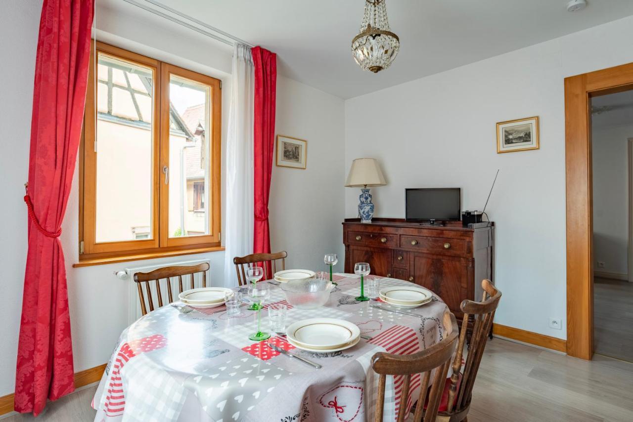 Gite Au Coeur Du Vieux Kaysersberg - Parking Prive & Wifi Exteriör bild
