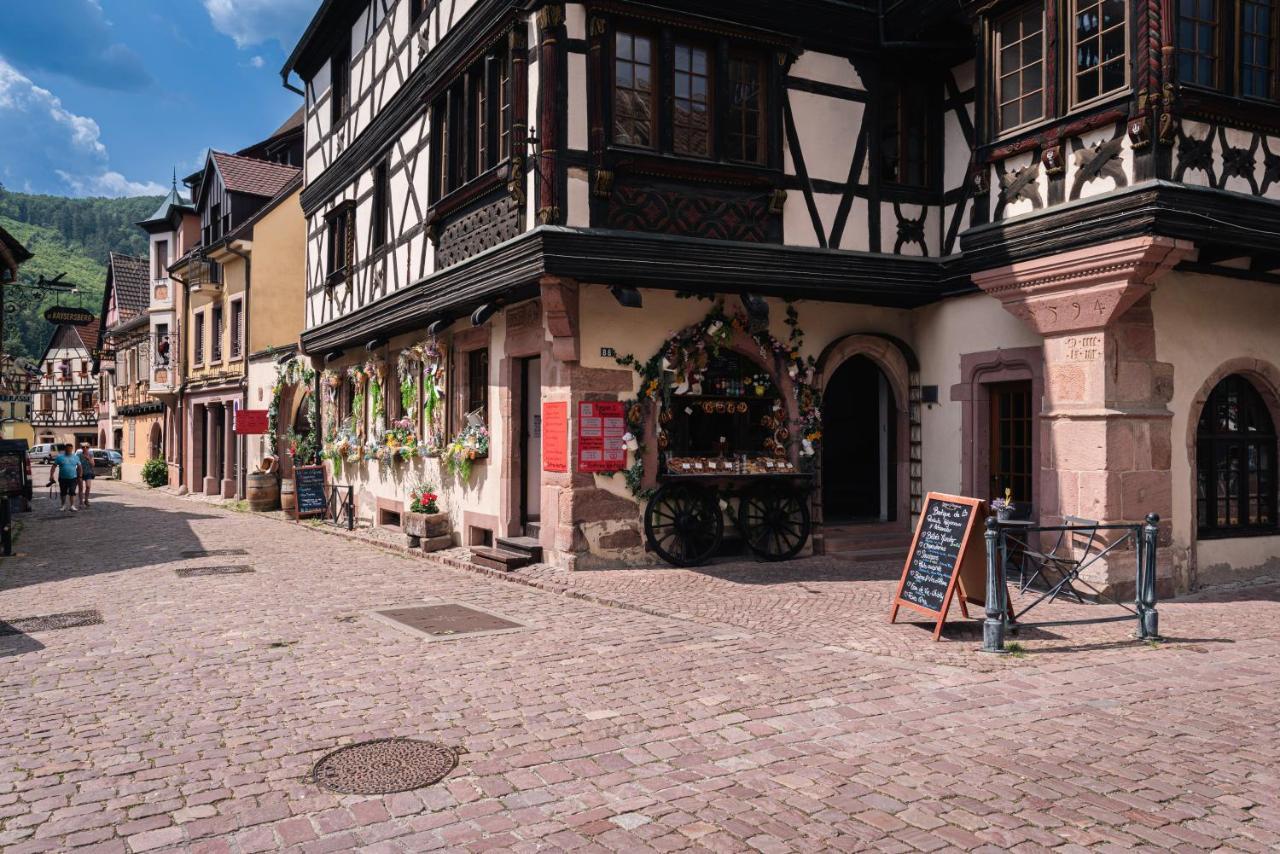 Gite Au Coeur Du Vieux Kaysersberg - Parking Prive & Wifi Exteriör bild